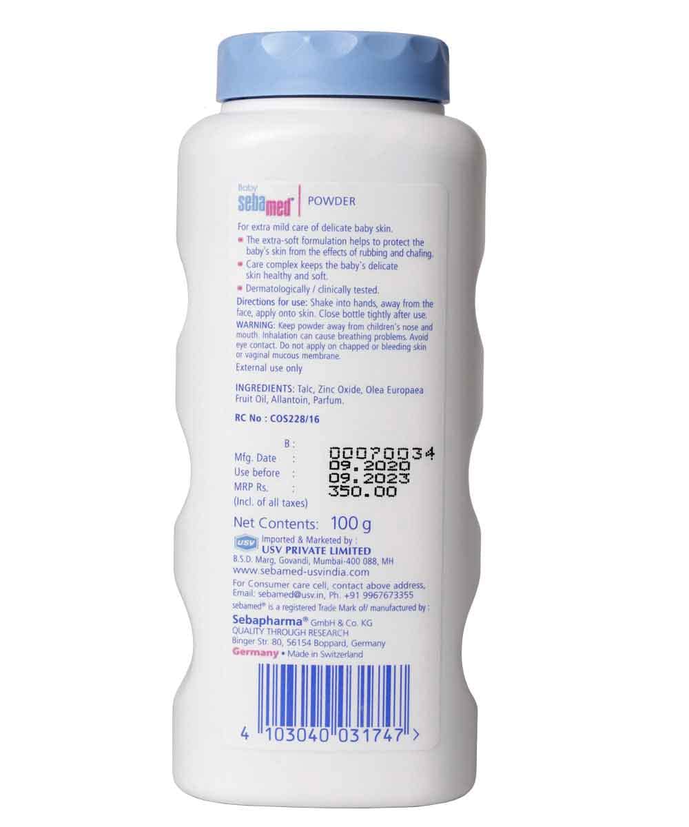 SebaMed Baby Powder (Pack of 100g) - Image 2